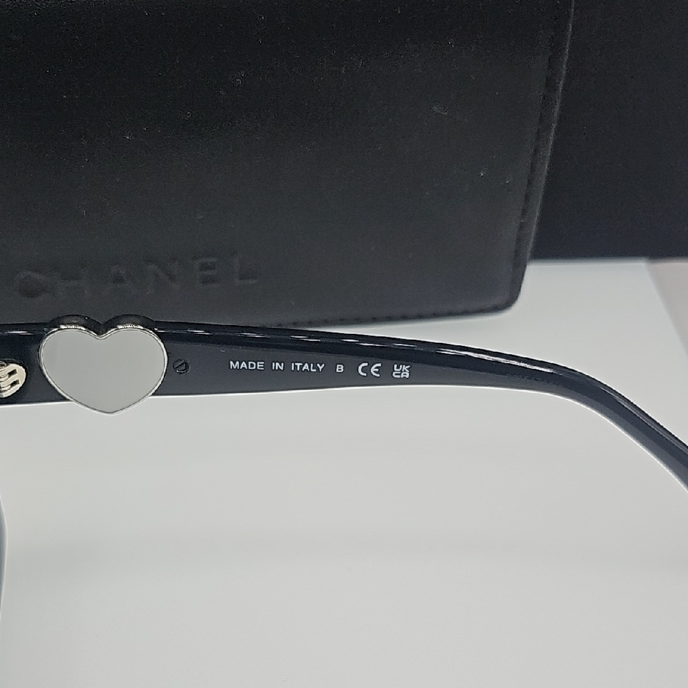 Chanel Black Women's Sunglasses CH5519A C501/S4 - Picture 9 of 13